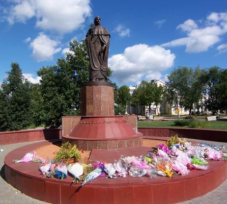 Памятник Преподобной в Полоцке